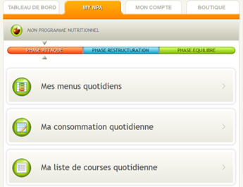 Le programme nutritionnel